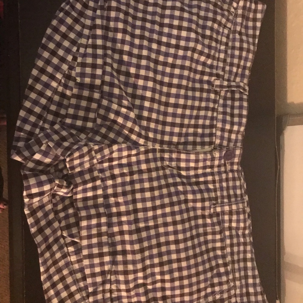 Plaid shorts
